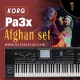 Afghan Korg Pa3x set 1