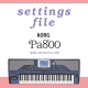 KORG Pa800 settings file